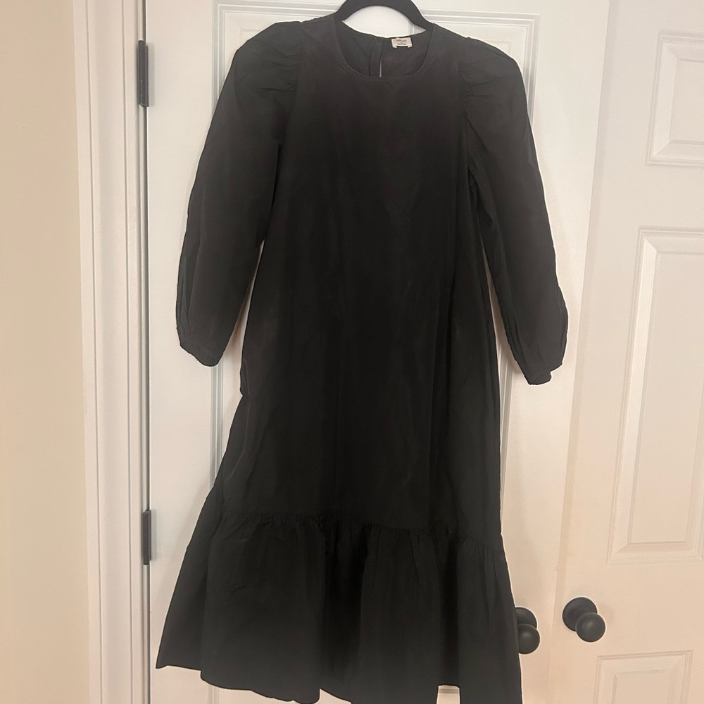 Wilfred black midi dress